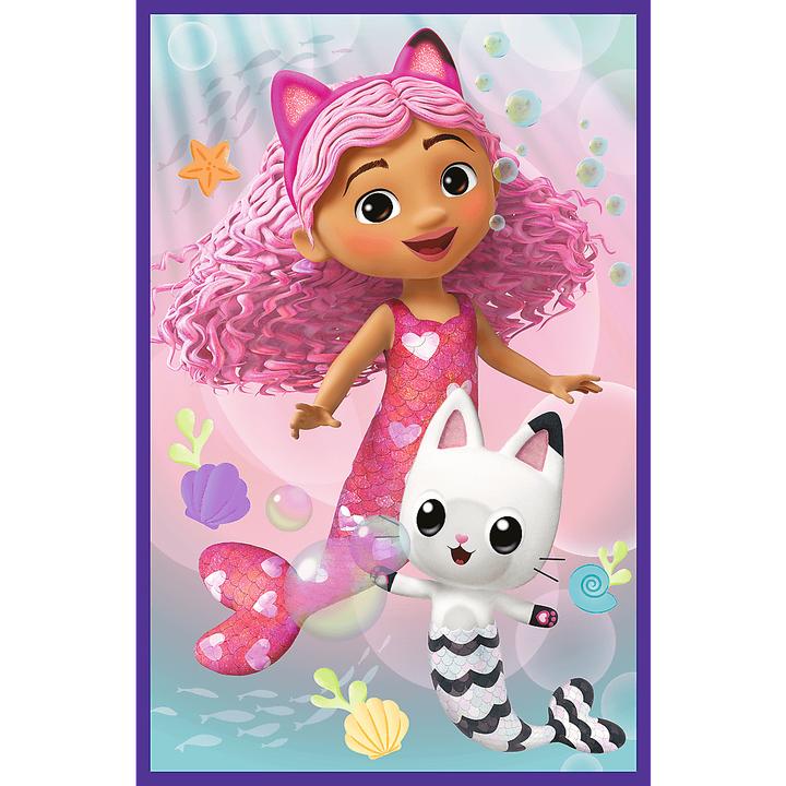 Image du produit Trefl Puzzle 3 x 80 – Gabby's Dollhouse (80 pièces)