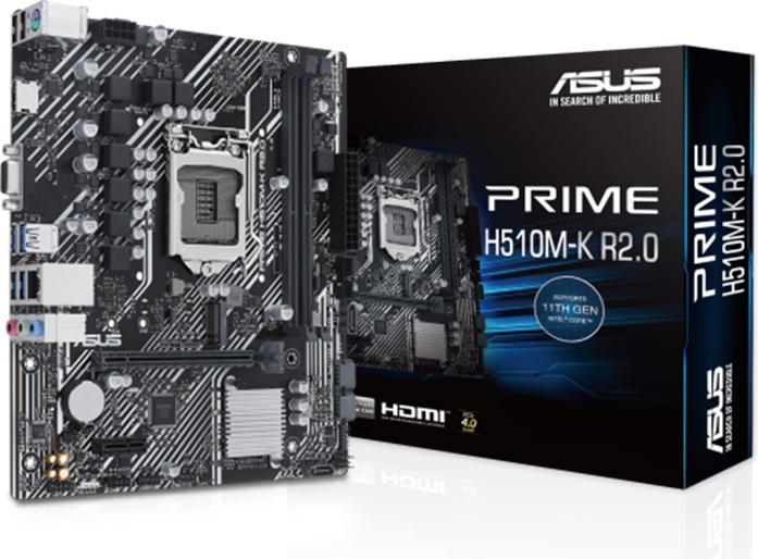 Produktbild ASUS PRIME H510M-K R2.0 (LGA 1200, Intel H510, mATX)