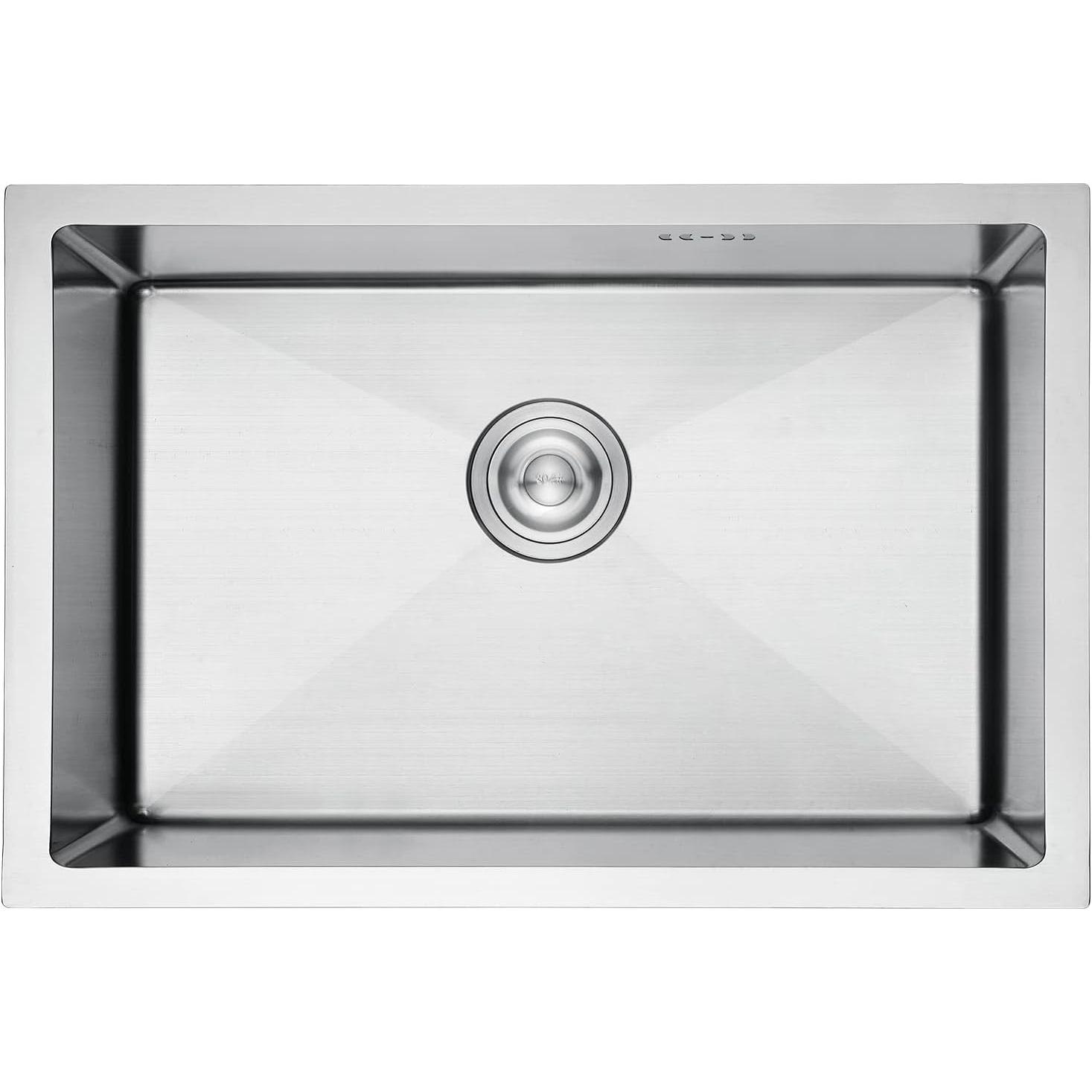 Ibergrif , Lavello, Lavello Da Cucina Sottopiano Con Filtro Di Scarico (Lavello Sottopiano, 44 Cm, 70 Cm)