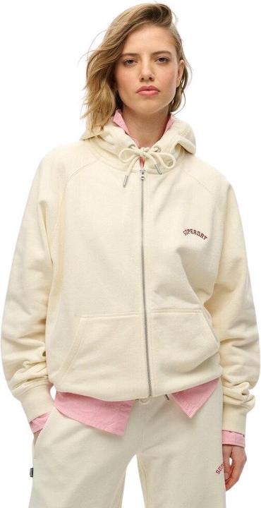 Image du produit Superdry Sweat à capuche zippé à manches raglan et logo Essential (M)