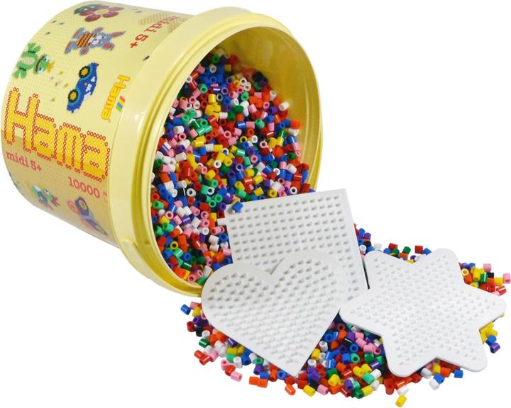 Produktbild Hama Bügelperlen Perleneimer 10000 Perlen im Volltonmix