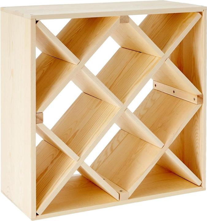 Actual product image Zeller Present wine rack (24 bottles, 52 x 25 x 52 cm)