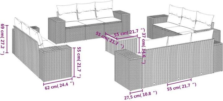 Produktbild vidaXL Casen