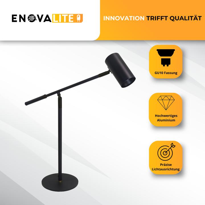 Produktbild Enovalite LED-Tischleuchte, schwarz (GU10)