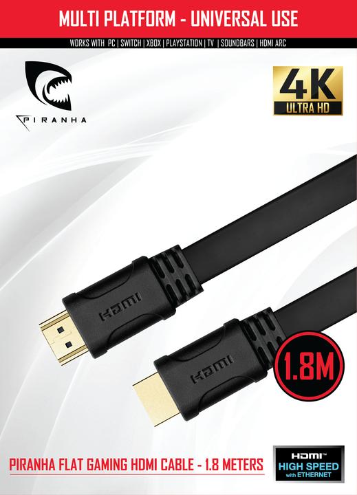 Immagine prodotto Piranha Cavo HDMI ad alta velocità 1.8M (1.80 m, HDMI)