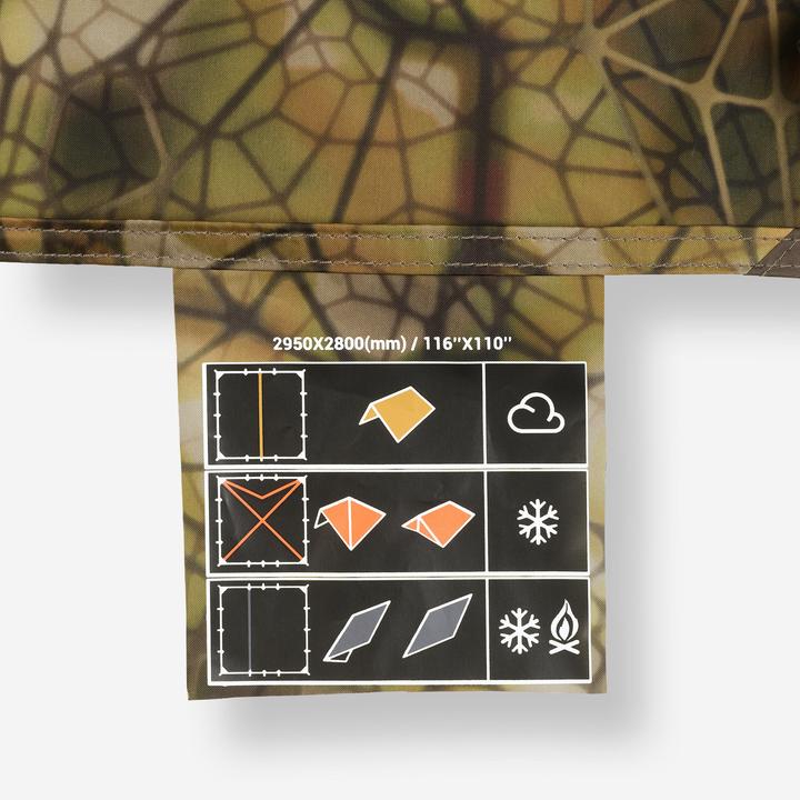 Image du produit Solognac Bâche imperméable camouflage