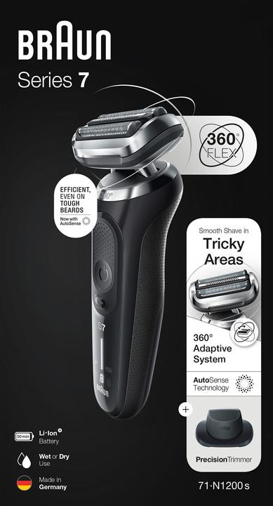 Productafbeelding Braun Serie 7 Elektrisch scheerapparaat met precisietrimmer