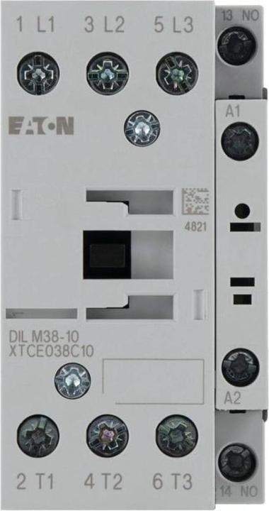 Produktbild Eaton Leistungsschütz DILM DILM38-10(230V50HZ,240V60HZ) 1 Schliesser 230 V/AC 50 Hz/240 V/AC 60 Hz