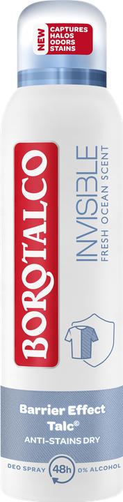 Actual product image Borotalco Invisible Fresh (Spray, 150 ml)