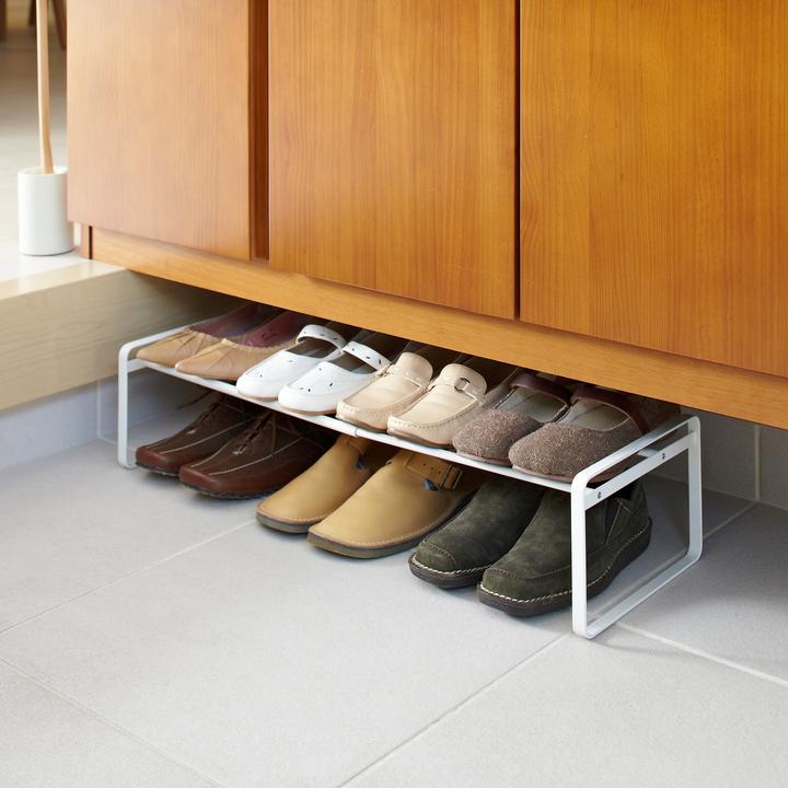Productafbeelding Yamazaki Uitschuifbaar schoenenrek met FRAME steunen (70 x 25 x 17,5 cm)