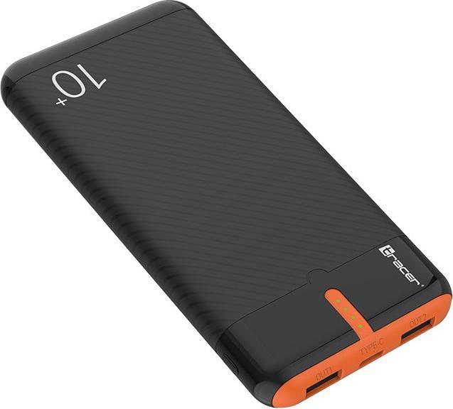 Produktbild Tracer 47513 EnerGo 10000mAh Power Bank schwarz/orange (10000 mAh, 37 Wh)