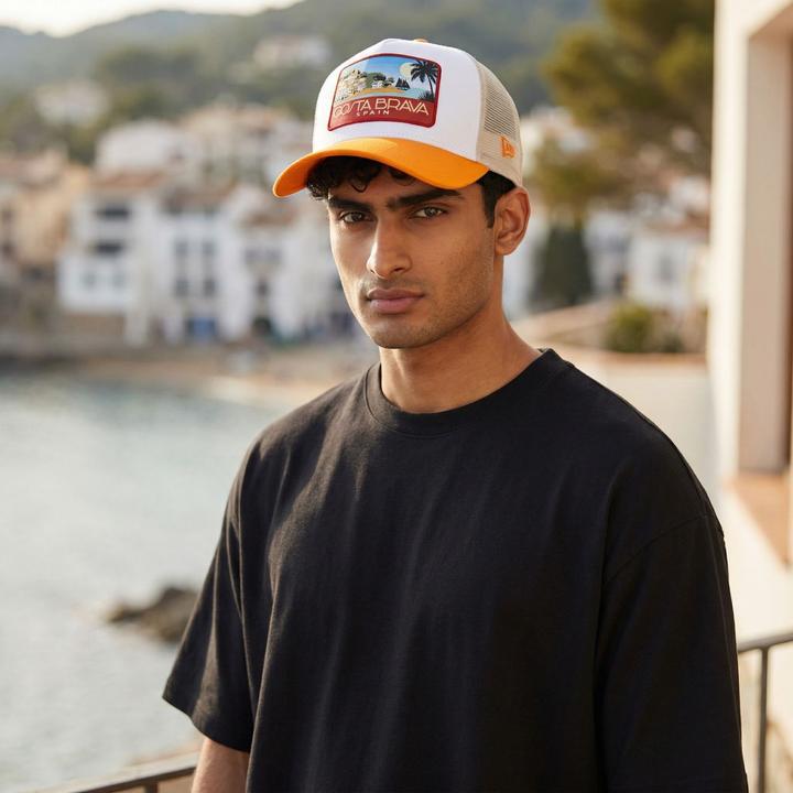 Produktbild New Era A-Frame Mesh Trucker Cap - COSTA BRAVA Spain (One Size)