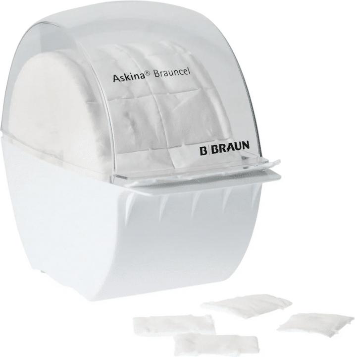 Produktbild Askina Brauncel Zellstofftupfer Box leer