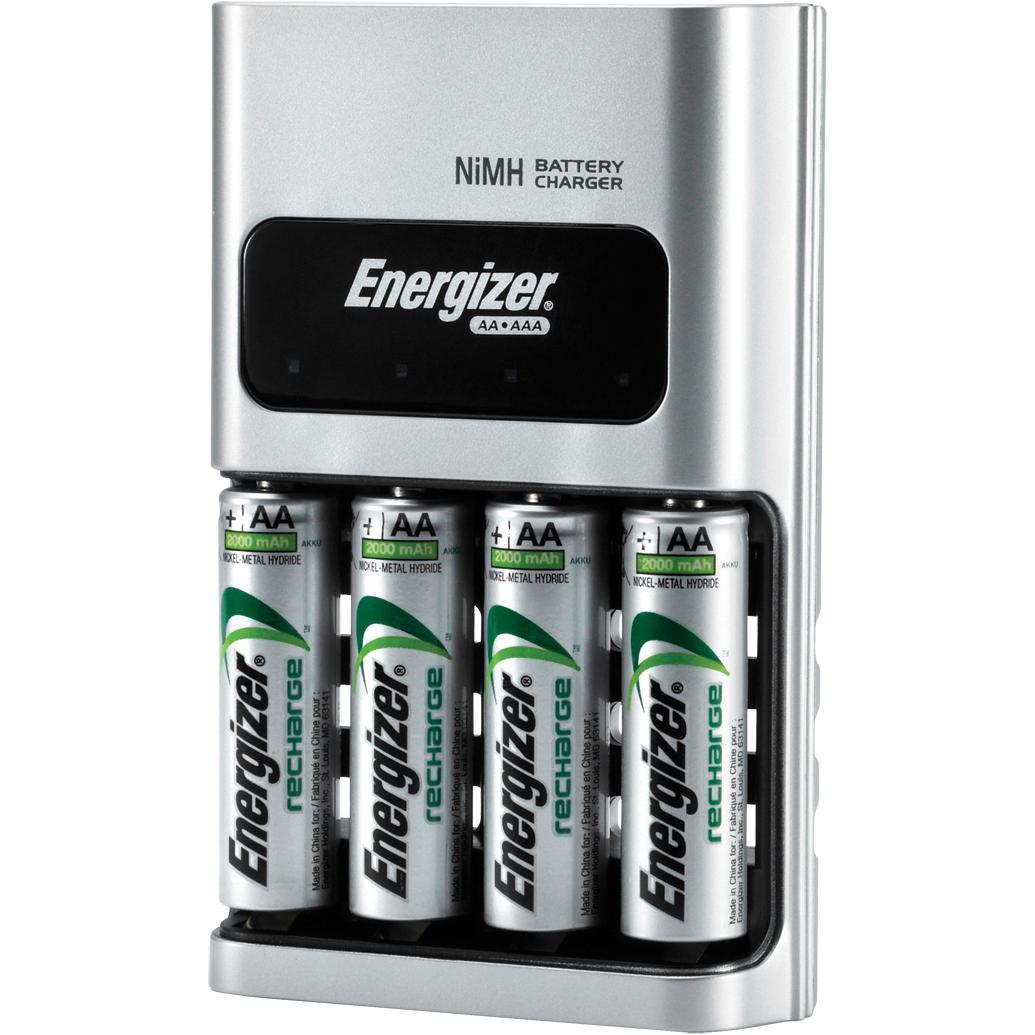 Energizer Batterieladegerät (1 Stk., AAA, AA, 2300 mAh, Ladegerät inkl. Akku), Akku Ladegerät