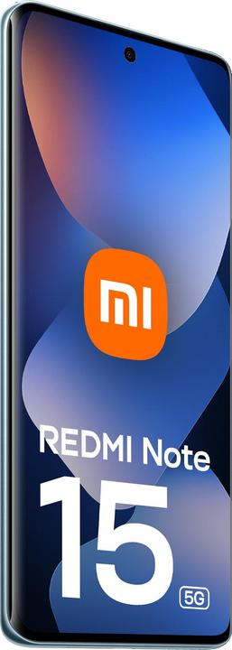 Produktbild Xiaomi REDMI Note 15 5G (256 GB, Blue, Glacier Blue, Hellblau, 6.77", Dual SIM, 5G)