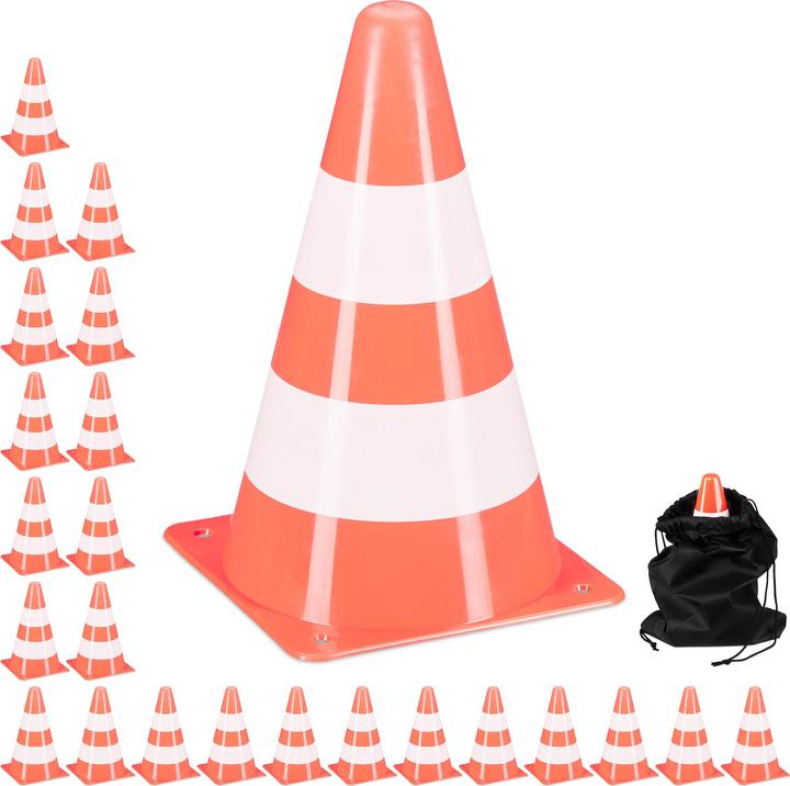 Actual product image Relaxdays 24x pylons