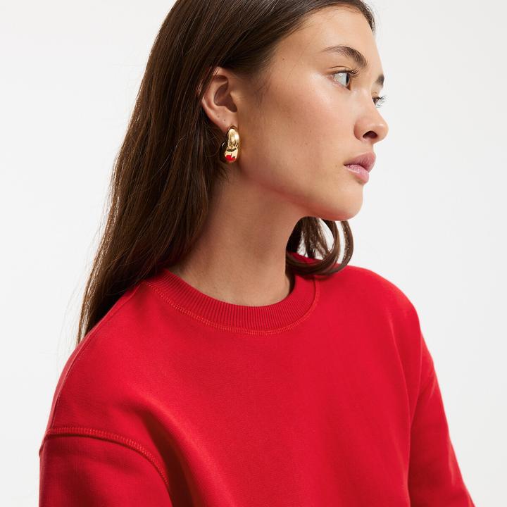 Actual product image La Redoute Collections Oversize-Sweatshirt mit rundem Ausschnitt (XL)