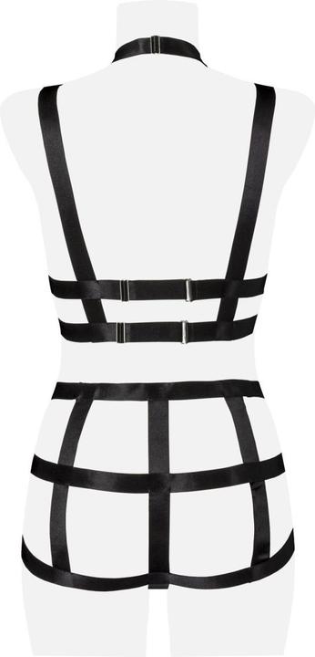 Image du produit Grey Velvet Ensemble de harnais en 2 parties, noir (M, L)