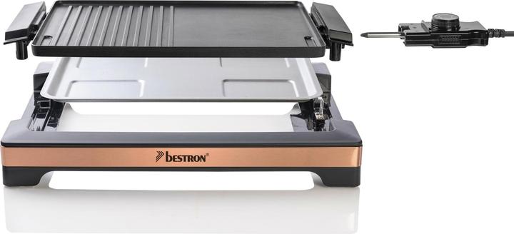 Image du produit Bestron ABBQ2000CO Gril à raclette, bronze