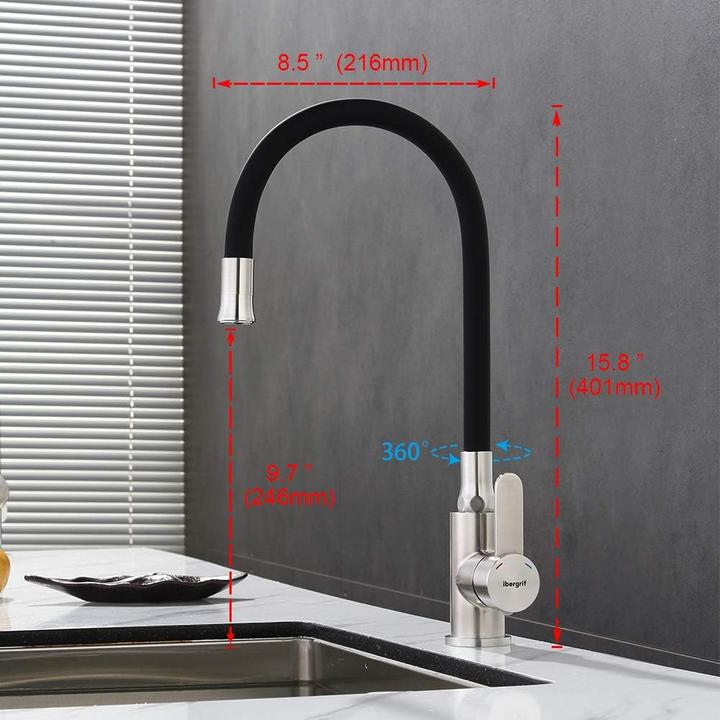 Produktbild Ibergrif M22119-2 Wasserhahn mit flexiblem Auslauf