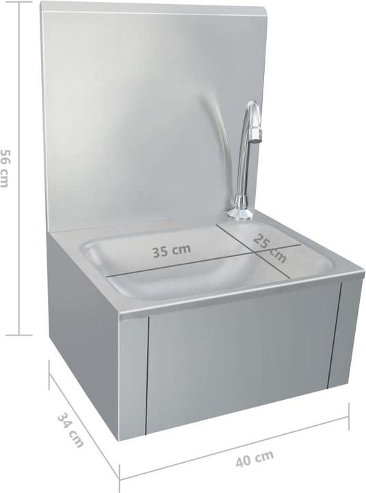 Image du produit vidaXL Handwaschbecken (34 cm, 40 cm)