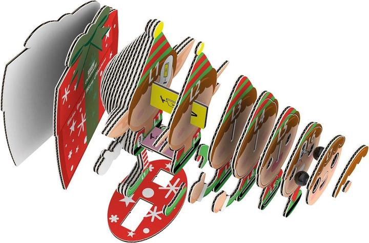 Actual product image Eugy 3D handicraft set Christmas elf (MQ6)