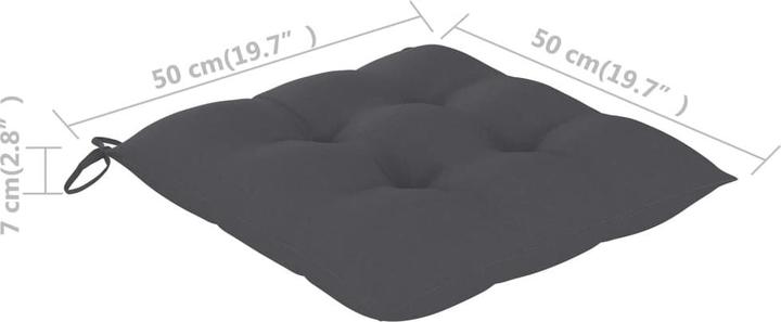 Actual product image vidaXL Gartenstuhl