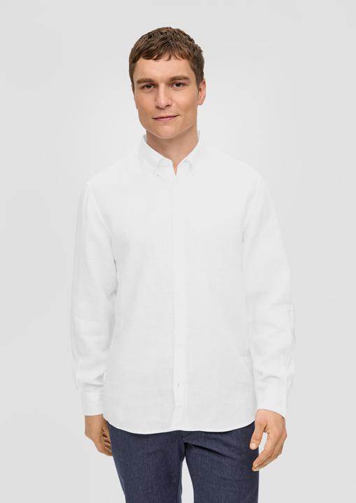 Image du produit s.Oliver Hemd Leinenhemd mit Button-Down-Kragen (XL)