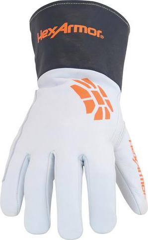 Actual product image HexArmor Chrome SLT 4062 6065511 Nappa Leather Cut Protection Glove Size (Handsc (11)