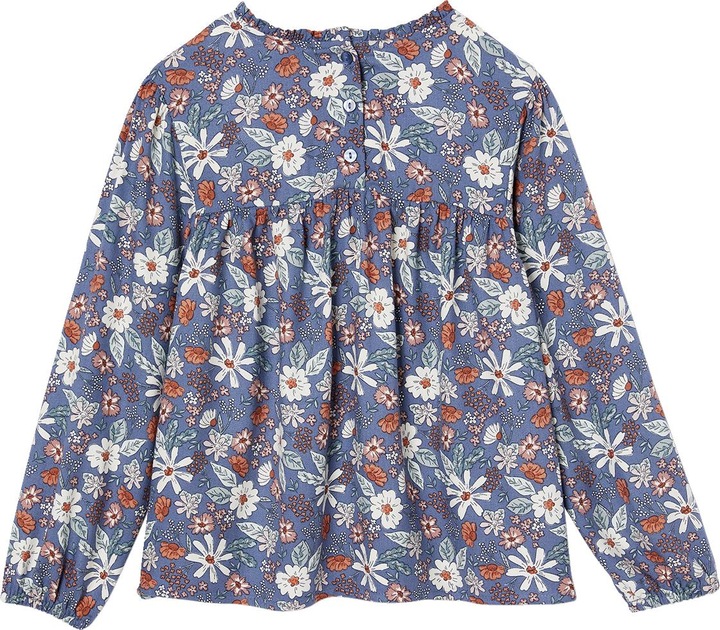 Image du produit Vertbaudet Blouse fille à motif floral (98)