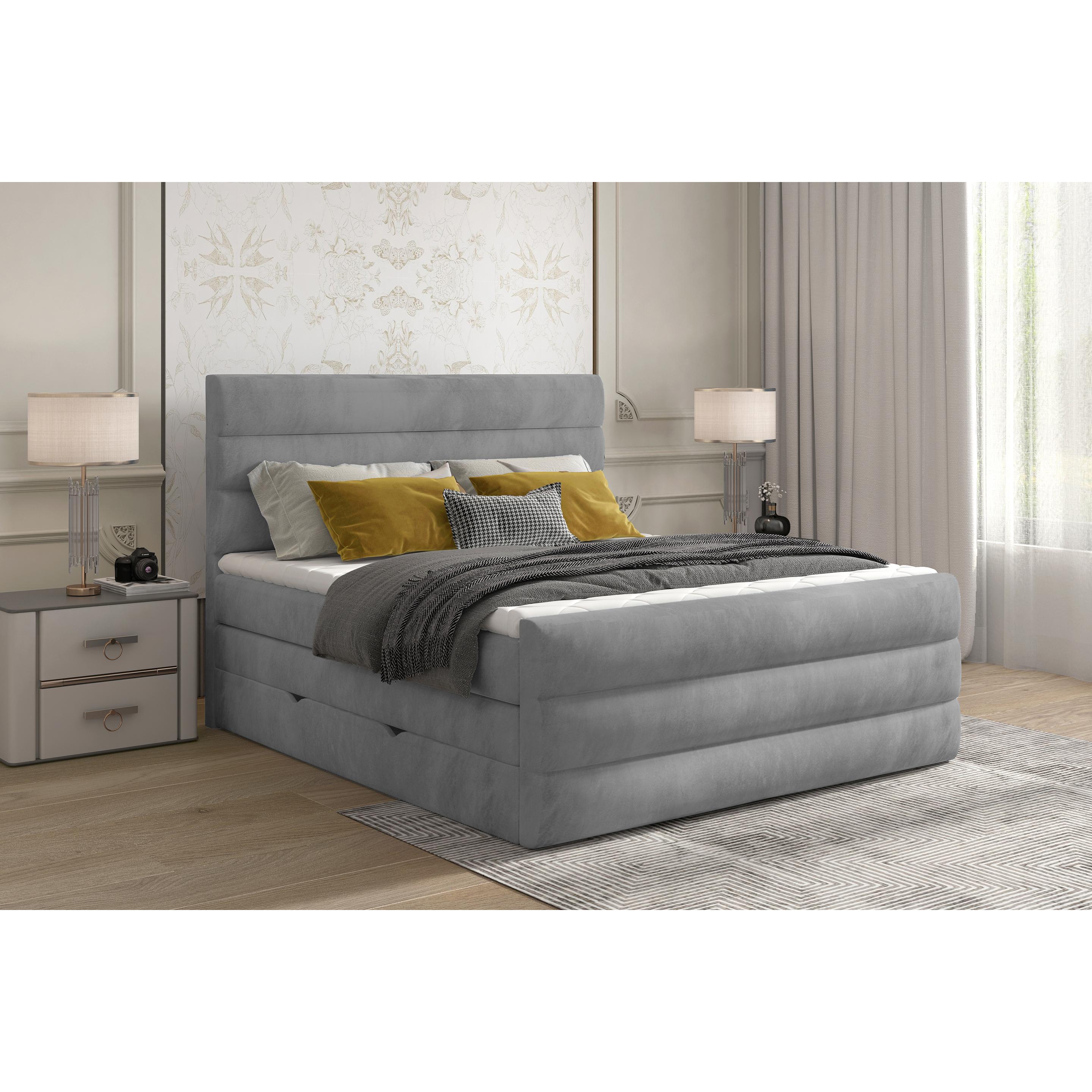 ELTAP, Boxspringbett, Cande mit Stauraum (140 x 200 cm)