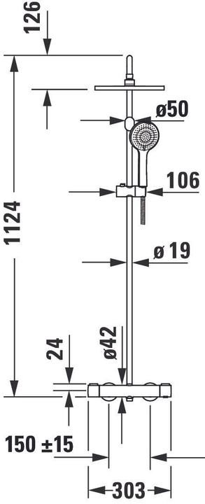 Produktbild Duravit Duschsystem