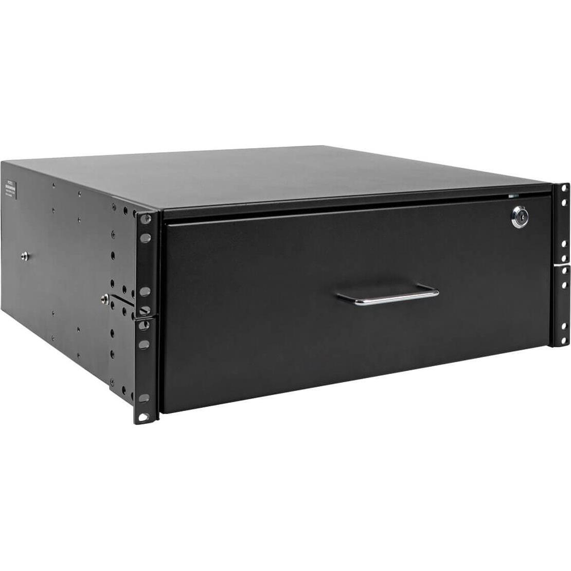 Eaton SmartRack 4U Locking Rack-Mount Storage Drawer (4 HE, 19 Zoll Rack), Serverschrank, Schwarz