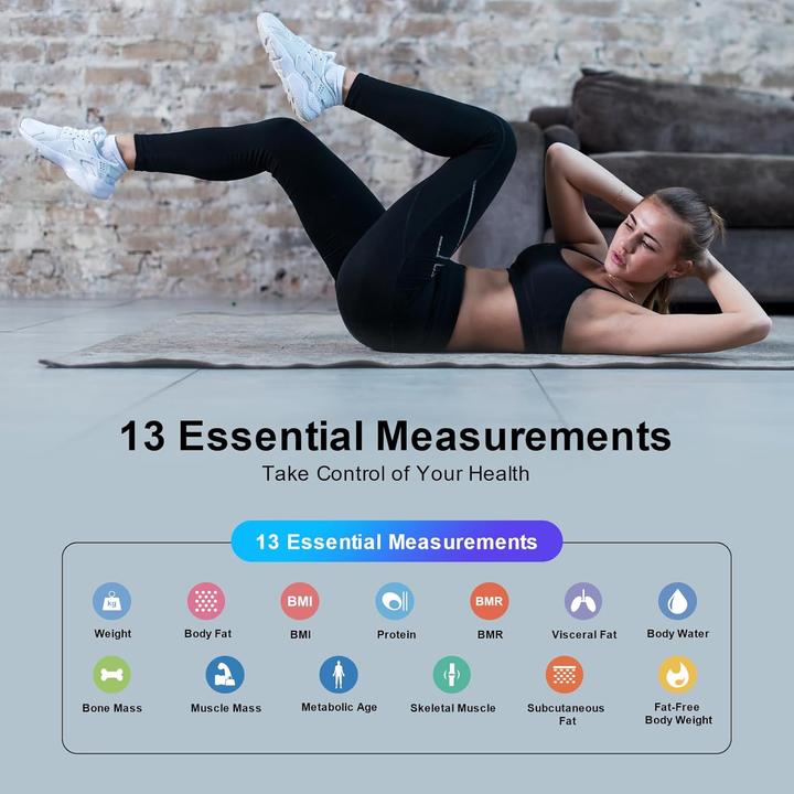 Actual product image Healthkeep Bluetooth-Körperanalysewaage (180 kg)