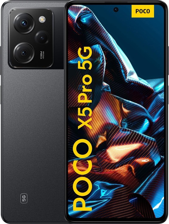 Xiaomi Poco X5 Pro (128 GB, Black, 6.67", Dual SIM, 108 Mpx, 5G)