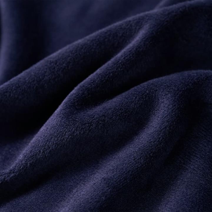 Immagine prodotto vidaXL Giacca con cappuccio da bambino blu navy 140,Materiale: 94 % poliestere (140)
