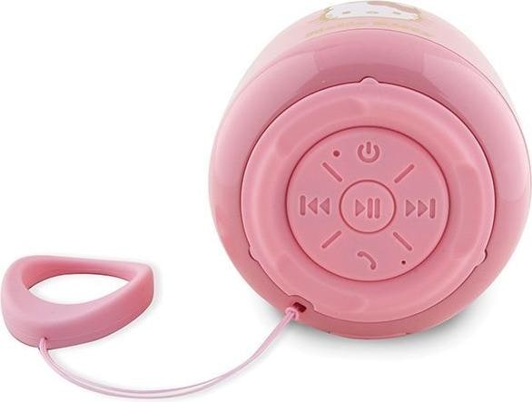 Actual product image Hello Kitty głośnik Bluetooth HKWSBT6GKEP różowy/pink Electroplate Gradient (16 h, Rechargeable battery operated)