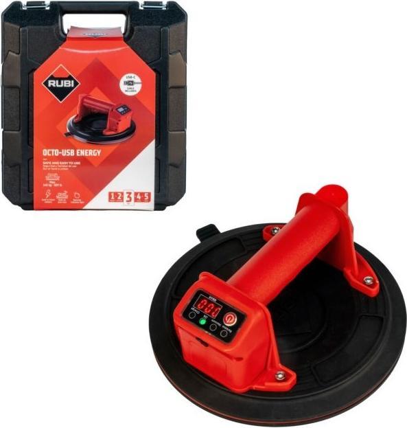 Produktbild Rubi Vakuumsauger zum Bewegen von Keramikfliesen OCTO-USB ENERGY (140 kg)