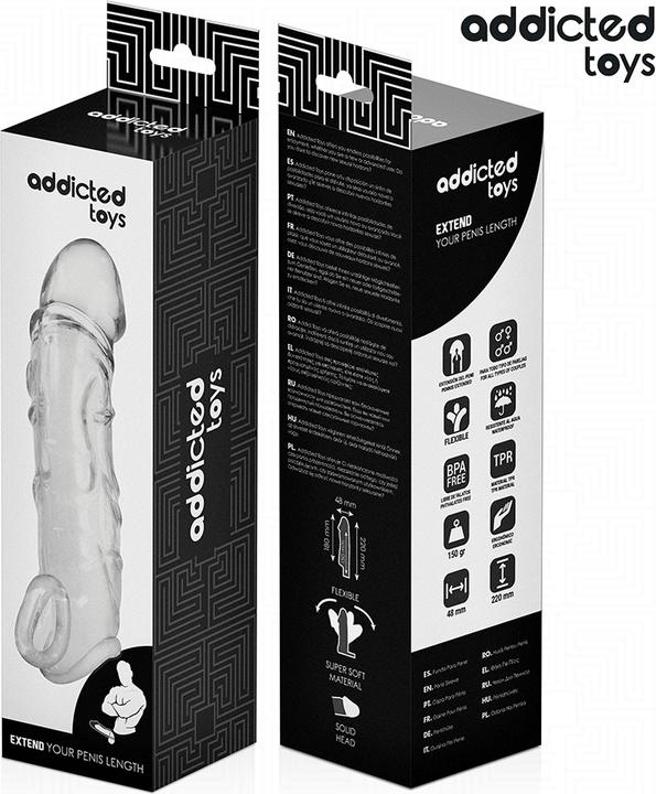 Immagine prodotto Addicted toys - Transparente Penisverlã„Ngerung 27 cm