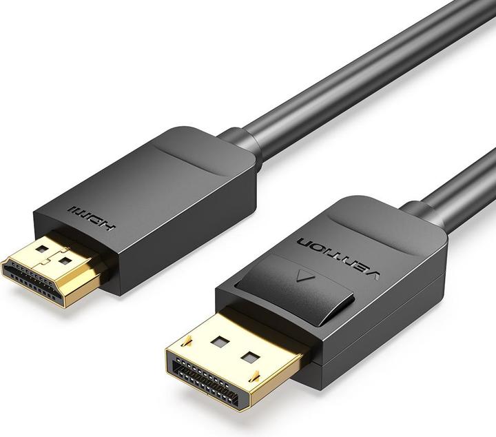 Actual product image Vention Cable DisplayPort do HDMI 3m HADBI Czarny (3 m)