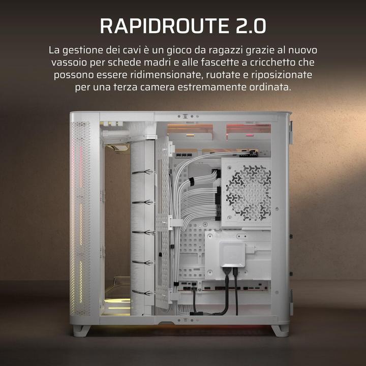 Actual product image Corsair AIR 5400 LX-R RGB LINK (ATX, mATX, E-ATX, Mini-ITX)