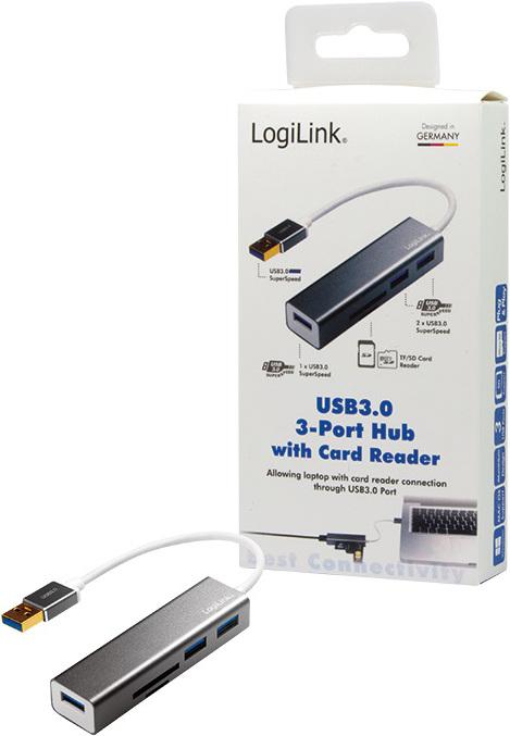 Image du produit LogiLink UA0306 (USB-A, 3 Ports)