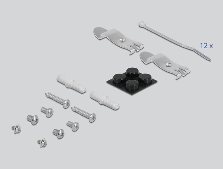 Produktbild Delock Gehäuse Keystone Patchpanel 12 Port Schwarz