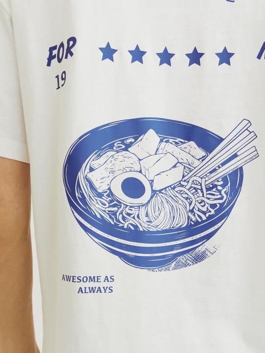 Actual product image Jack & Jones Jjcharge Printed Tee Ss Crew Neck Ln (XL)