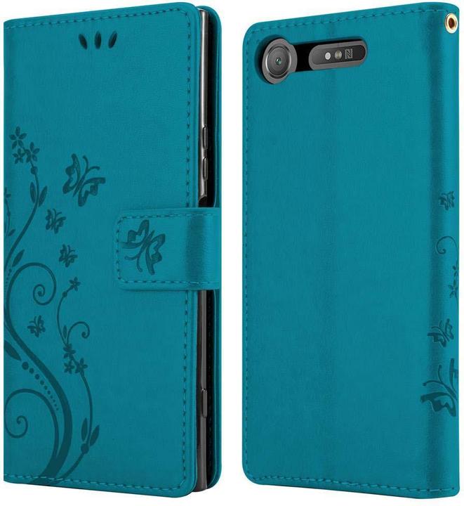 Produktbild Cadorabo Flower Book Cover (Sony Xperia XZ1)