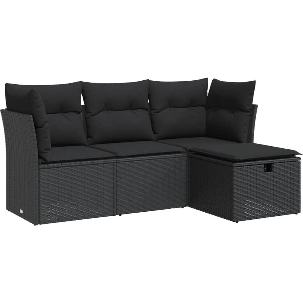 VidaXL, Gartenlounge, 10-tlg. Garten-Lounge-Set mit Kissen