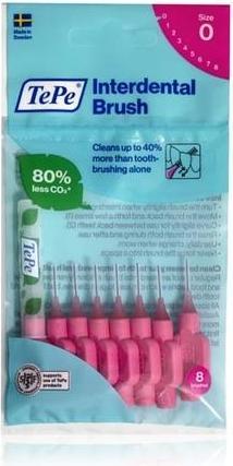 Produktbild TePe Original Interdental Toothbrushes 0.4Mm Pink 8Pcs (8 x, 0.40 mm)