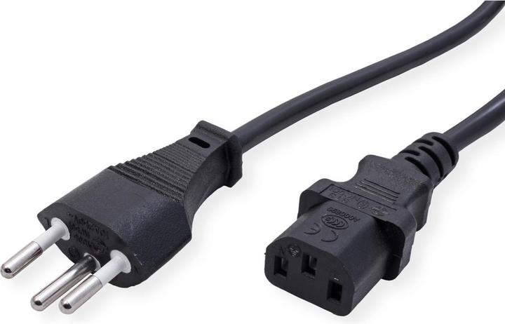 Image du produit Value Câble électrique Suisse T12 à C13 (1.80 m)