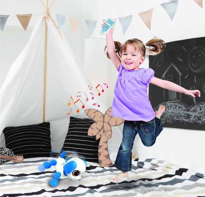 Produktbild Lexibook POWER PUPPY Mini Hunde-Roboter mit Licht und Soundeffekten, Handklatschbefehl, Wiederholungsfunktion (Multilingual)