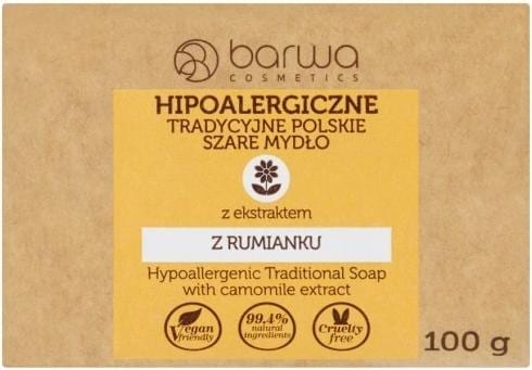 Produktbild Barwa Hue - Hypoallergenic traditional Polish gray chamomile soap - 100ML (Hartseife, 100 ml)